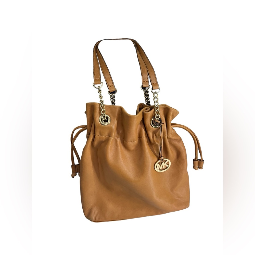 Michael Kors Butter Soft Brown Leather Large Hobo Bag in EUC